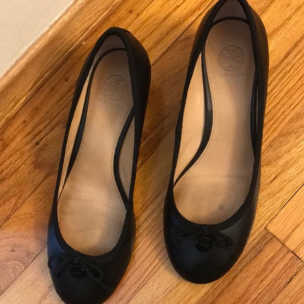 Tory Burch Black Wedges - Picture 3 of 4